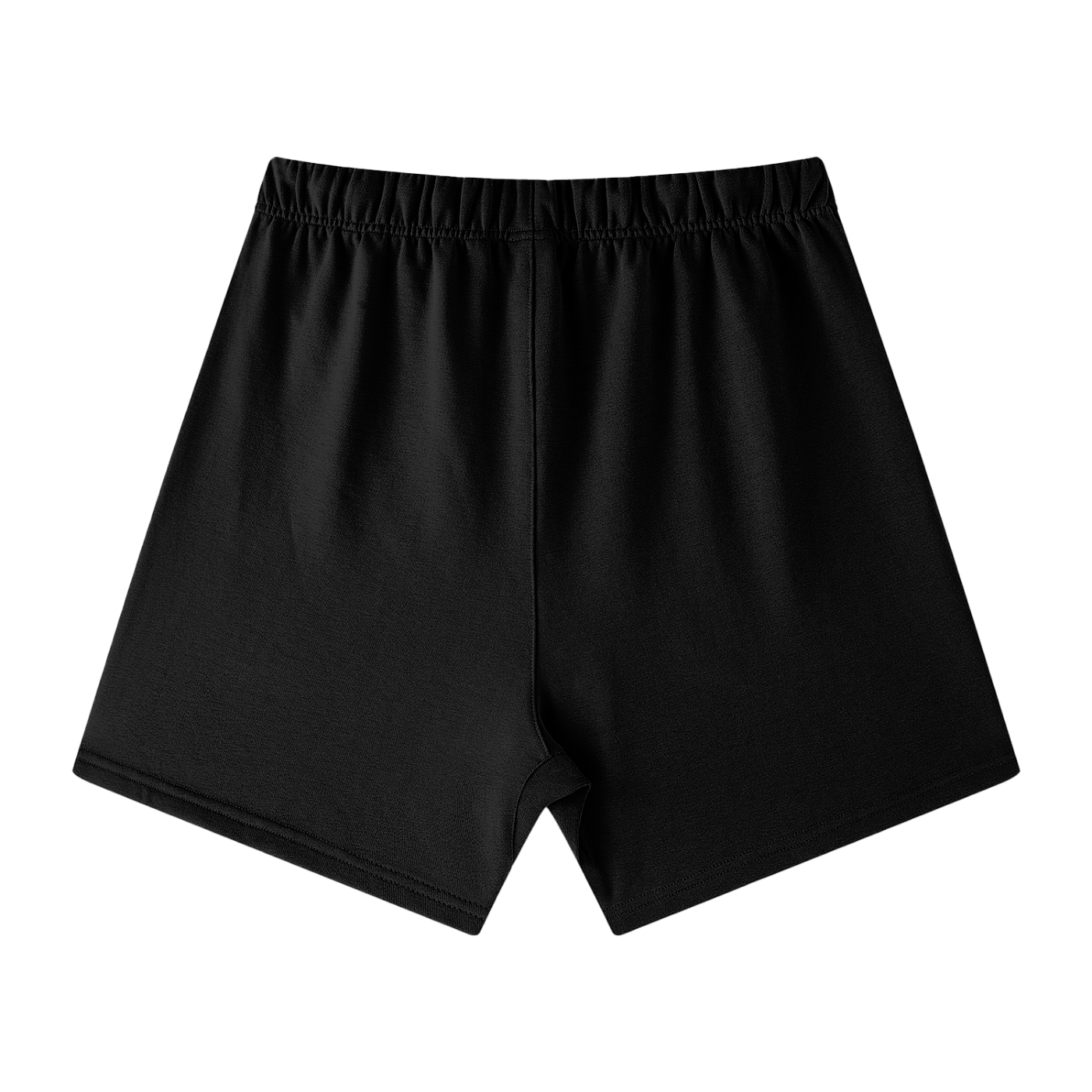 Riche Red Box Logo Black Cotton Shorts