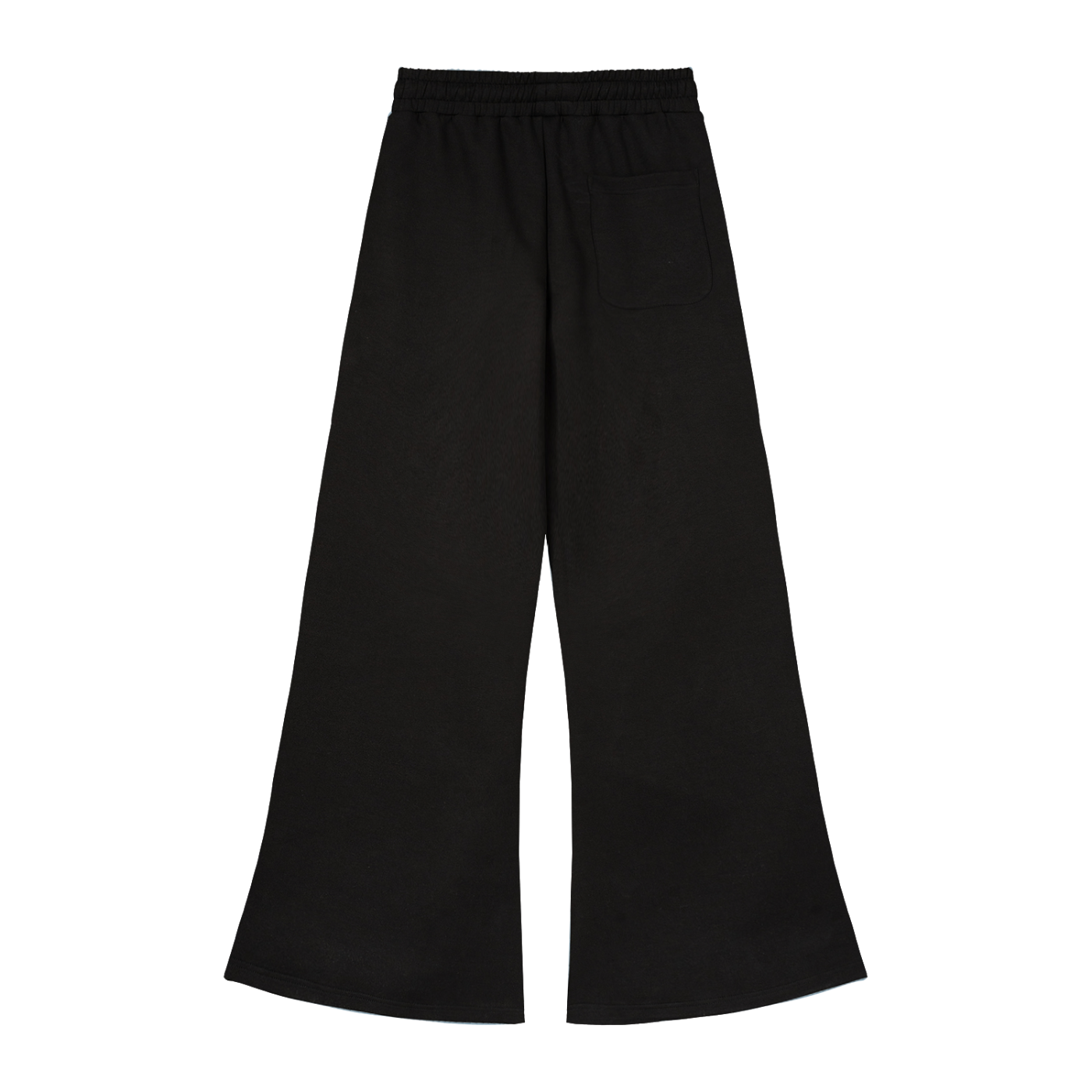 Riche Wide Leg Black Sweatpants