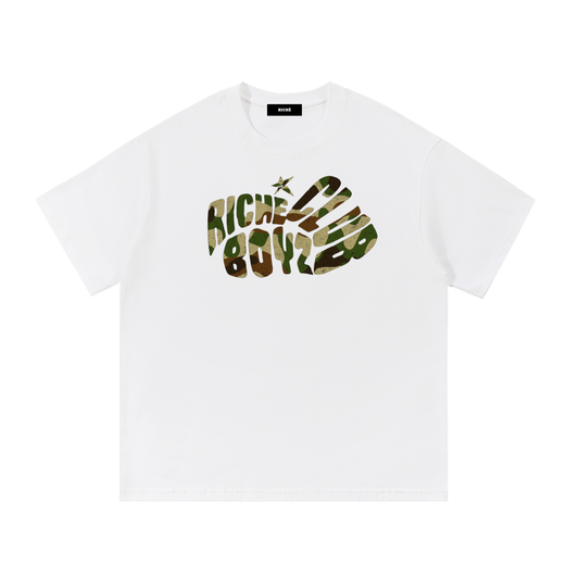 Riche Boyz Club Green Camo T-Shirt