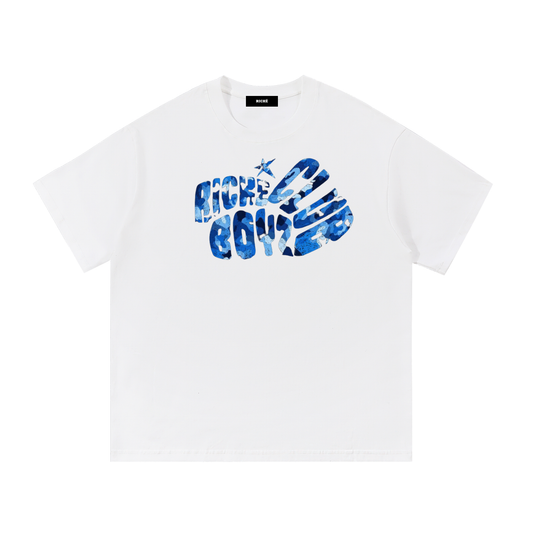 Riche Boyz Club Blue Camo T-Shirt